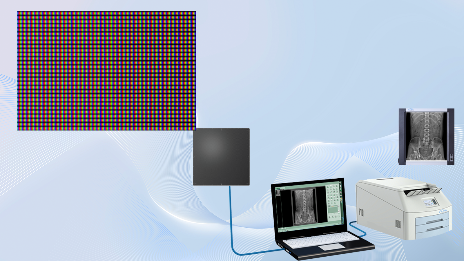 A Novel Sub-Pixel-Shift-Based High-Resolution X-ray Wired Flat Panel Detector (e-Join MRD1717)