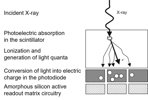 Schematics of the indirect conversion process