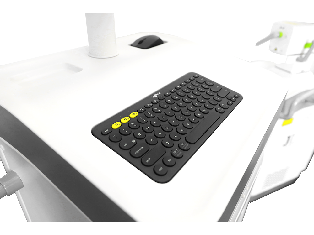 Concise Control Panel of Medical Digital Radiography X-ray Fluoroscopy C-arm Machine DC8600