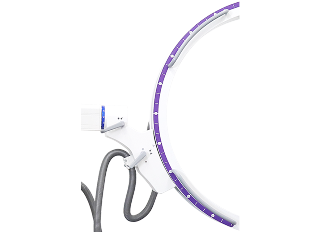 Excellent C-arm self-balance design of Medical Digital Radiography X-ray Fluoroscopy C-arm Machine DC8600