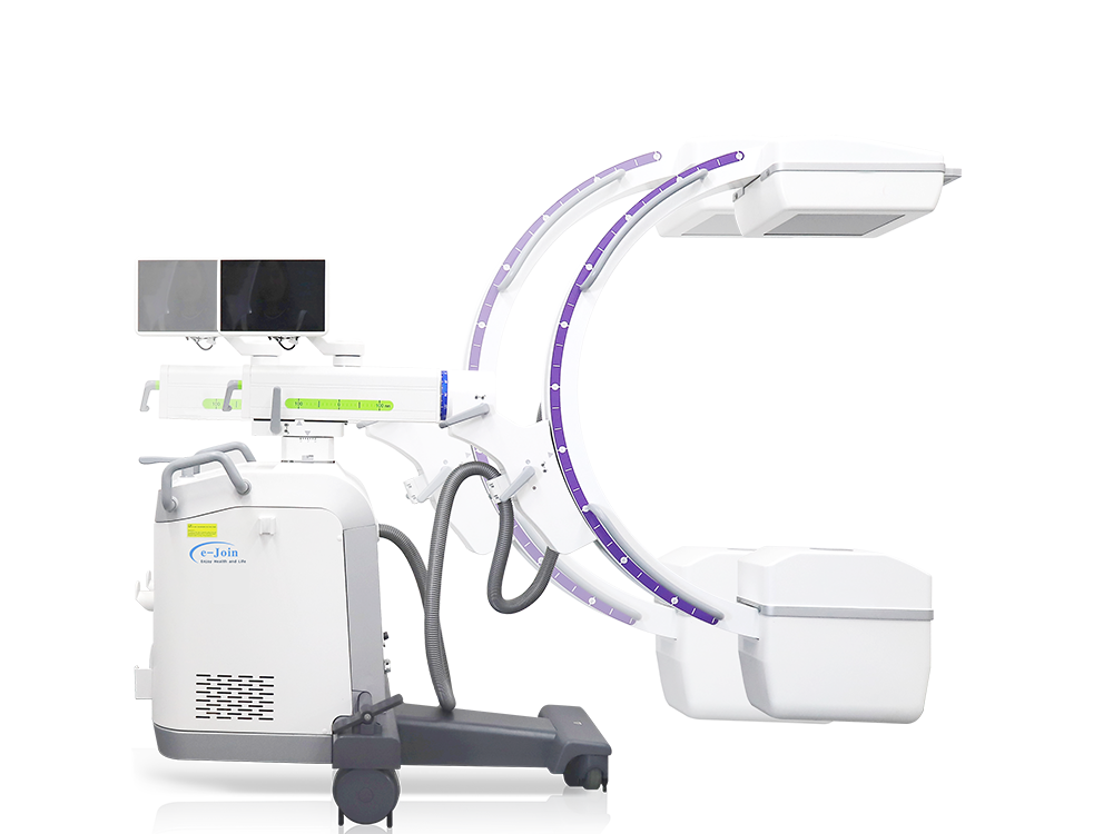Horizontal Motion of Medical Digital Radiography X-ray Fluoroscopy C-arm Machine DC8600