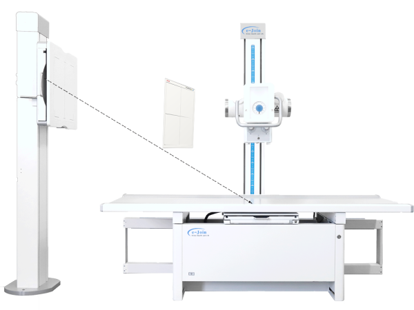DF6500, Fixed Floor-mounted Medical Digital Radiography X-ray Machine (e-Join)