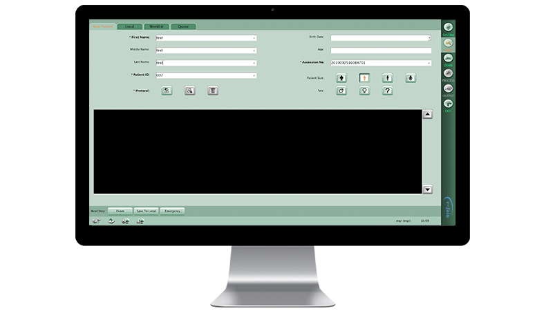 Workstation Register Interface of Fixed Floor-mounted Medical Digital Radiography X-ray Machine DF6500
