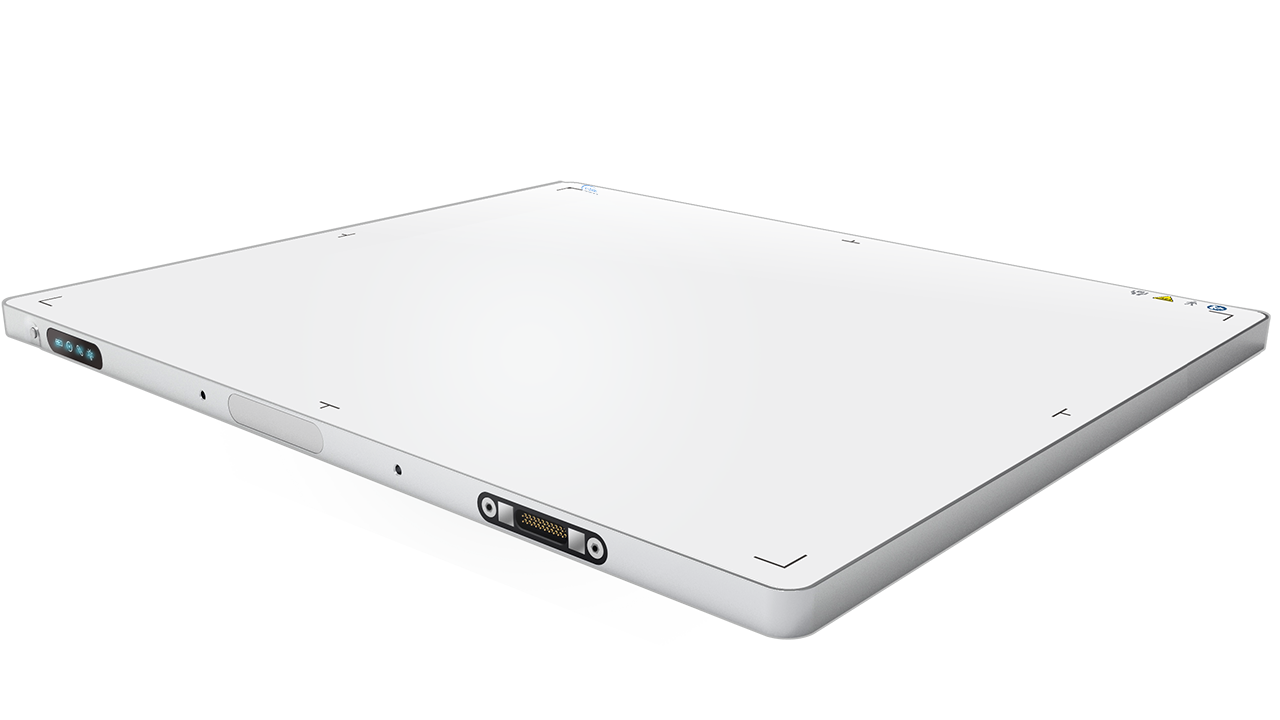 Side View of GOS or CsI NDT Wireless Mobile Industrial Digital Imaging X-ray Detector NRL1417