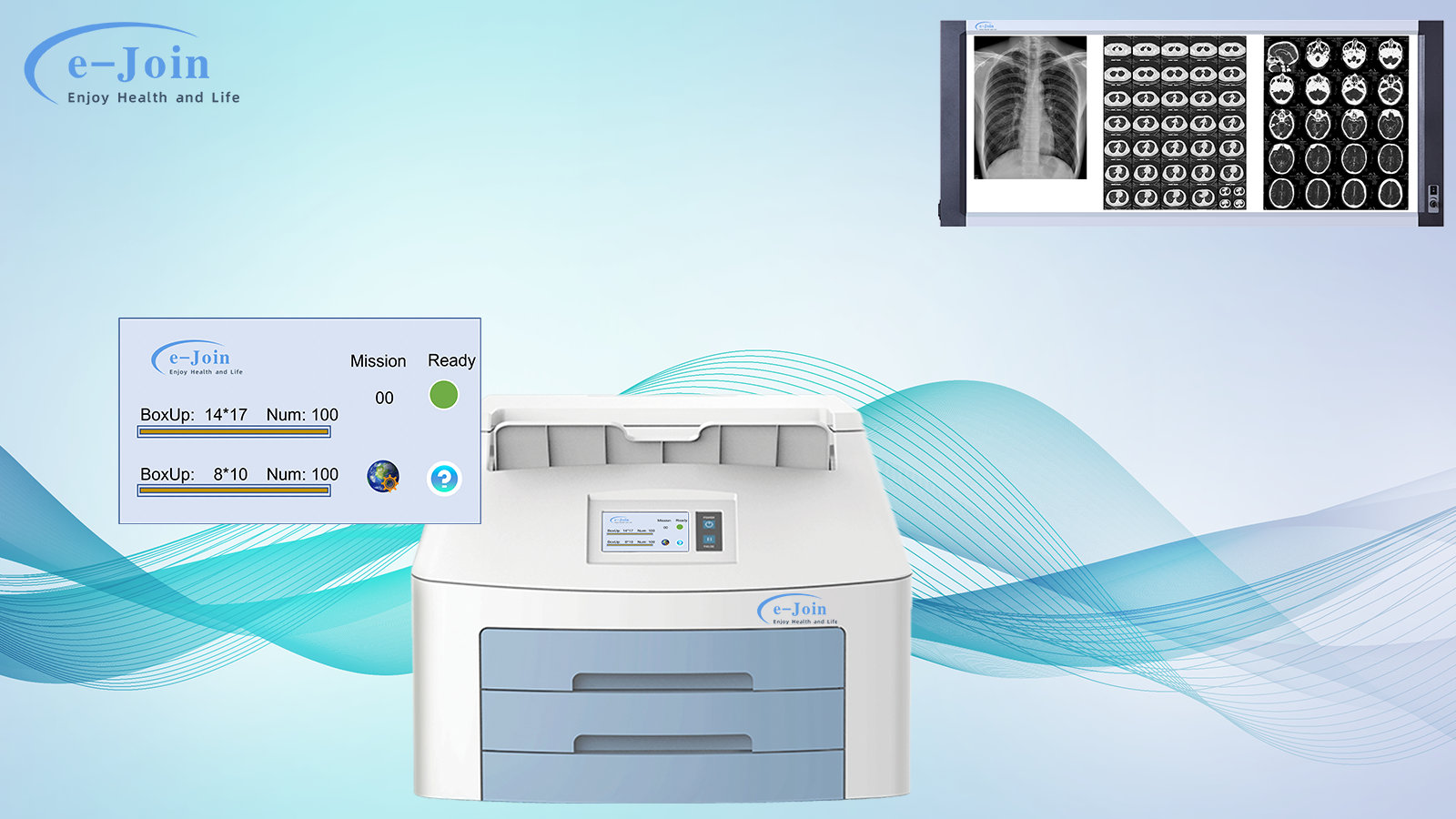e-Join's Innovative Medical Dry Thermal Imager (DT300, 320dpi)